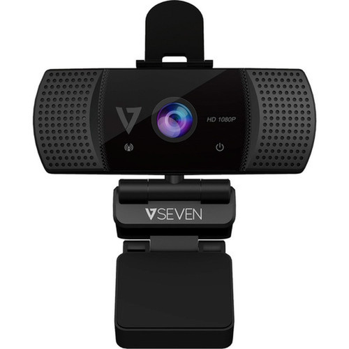 V7 WCF1080P Webcam - 2 Megapixel - 30 fps - USB Type A - 1920 x 1080 Video - Fixed Focus - Microphone - Notebook Monitor WCF1080P