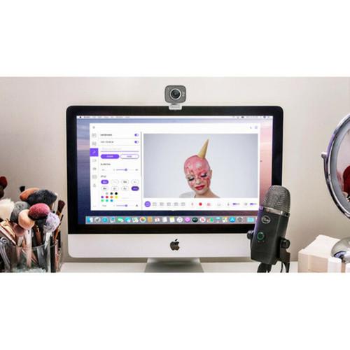 Logitech StreamCam Webcam - 60 fps - White - USB 31 - 1920 x 1080 Video - Auto-focus - Microphone - Computer 960-001289