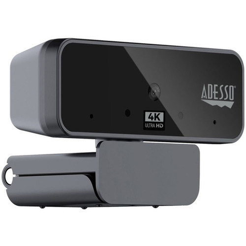 Adesso CyberTrack CyberTrack H6 Webcam - 8 Megapixel - 30 fps - Black - USB 20 - 3840 x 2160 Video - CMOS Sensor - Fixed Focus - - CYBERTRACK H6