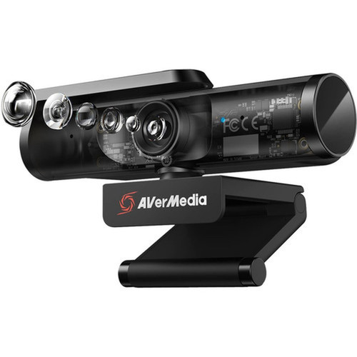 AVerMedia Live Streamer PW513 Webcam - 8 Megapixel - 60 fps - USB 30 - 3840 x 2160 Video - Exmor R CMOS Sensor - Fixed Focus - - PW513