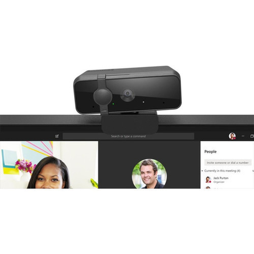 Lenovo Essential Webcam - 2 Megapixel - Black - USB 20 - 1 Packs - 1920 x 1080 Video - CMOS Sensor - Manual Focus - Microphone - 4XC1B34802