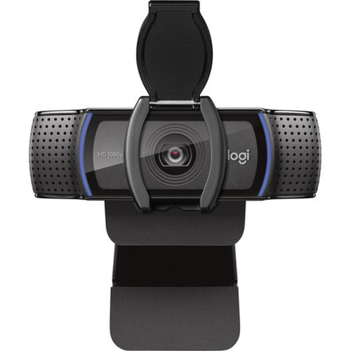 Logitech C920e Webcam - 3 Megapixel - 30 fps - Black - USB Type A - TAA Compliant - 1920 x 1080 Video - Auto-focus - 1x Digital Zoom - 960-001401