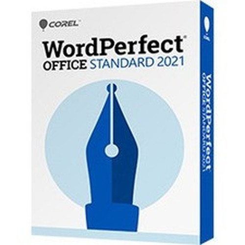 Corel WordPerfect Office 2021 Professional - Box Pack - 1 User - DVD-ROM - English French - PC WP2021PREFDVDAM