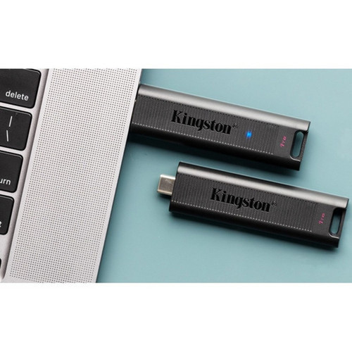 Kingston DataTraveler Max USB 32 Gen 2 Flash Drive - 1 TB - USB 32 Gen 2 Type C - 1000 MBs Read Speed - 900 MBs Write Speed - 5 DTMAX1TB