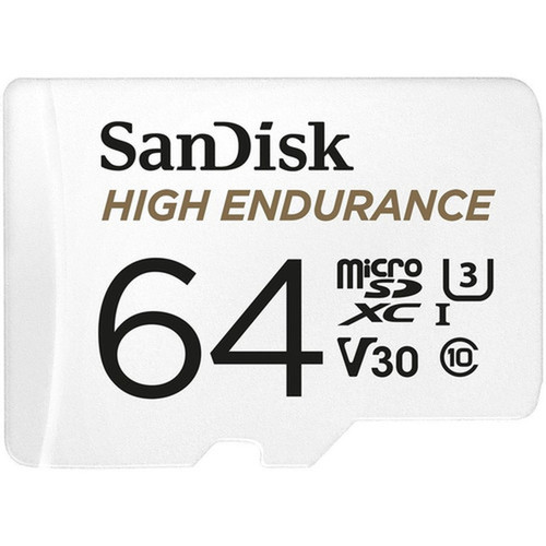 SanDisk High Endurance 64 GB microSD - 100 MBs Read - 40 MBs Write - 2 Year Warranty SDSQQNR-064G-GN6IA