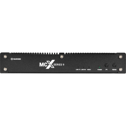 Black Box MCX S9 4K60 Network AV Decoder - HDMI 20 Scaling 10-GbE Copper - Functions Video Decoding Audio Decoder - 4096 x 2160 - MCX-S9C-DEC