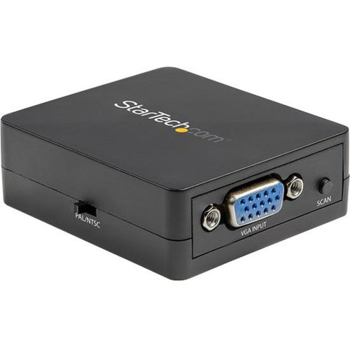 StarTechcom 1080p VGA to RCA and S-Video Converter - USB Powered - High Resolution VGA Input with Dynamic Scaling VGA2VID2 - This a VGA2VID2