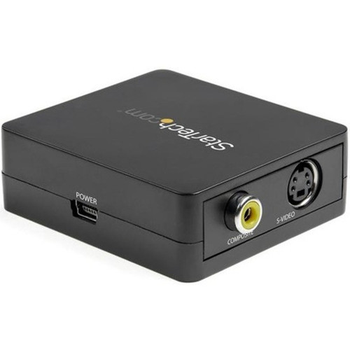 StarTechcom 1080p VGA to RCA and S-Video Converter - USB Powered - High Resolution VGA Input with Dynamic Scaling VGA2VID2 - This a VGA2VID2