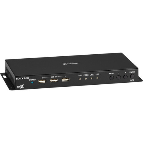 Black Box MCX G2 HDMI Decoder - 4K60 Copper - Functions Video Decoding Video Switcher - 4096 x 2160 - Network RJ-45 - USB - Audio MCXG2DC01