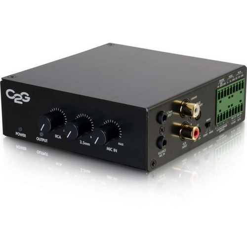 C2G Amplifier - 50 W RMS - Black - 20 Hz to 20 kHz (Fleet Network)