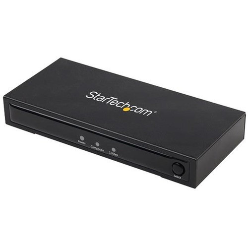 StarTechcom S-Video or Composite to HDMI Converter with Audio - 720p - NTSC and PAL - 1 Output Device - 1 x HDMI Out - 1280 x 720 VID2HDCON2