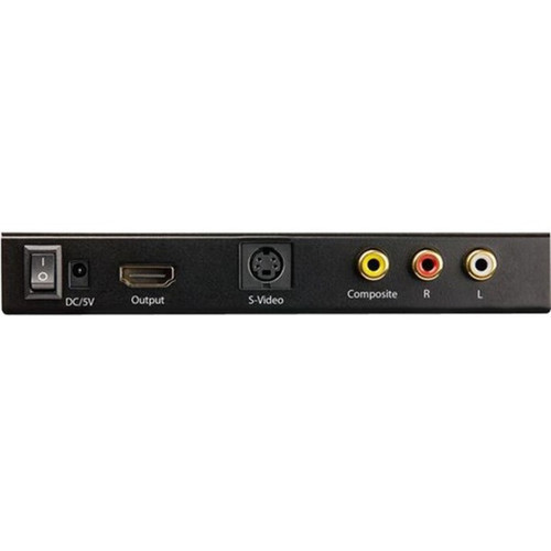 StarTechcom S-Video or Composite to HDMI Converter with Audio - 720p - NTSC and PAL - 1 Output Device - 1 x HDMI Out - 1280 x 720 VID2HDCON2
