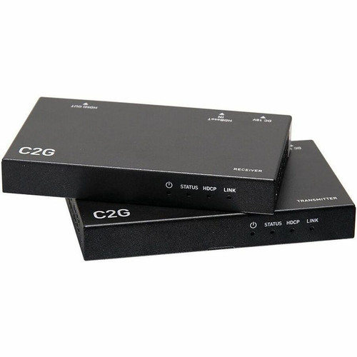 C2G HDMI HDBaseT Extender over Cat Box Transmitter to Box Receiver - 4K 60Hz - 1 Input Device - 1 Output Device - 230 ft (70104 mm) - (Fleet Network)