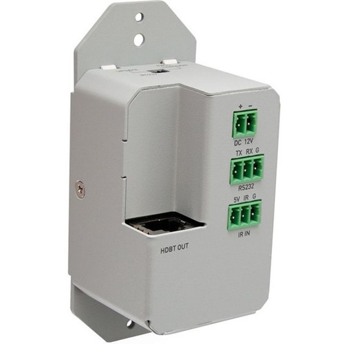 4K HDMI HDBaseT Wall Plate Transmitter With RS232 And IR Single Gang 230 Ft Range Network Device Input RJ-45 Mm X C2G30021