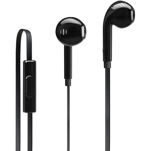 Targus AEH03610CAI Classic Fit Earbuds (Glossy Black) - 3. 5mm Wired - 4. 3 ft Cable