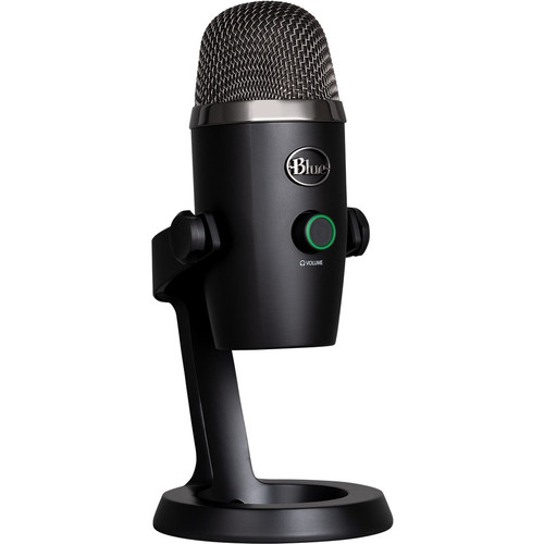 Blue Yeti Nano Wired Condenser Microphone - 20 Hz to 20 kHz - Cardioid, Omni-directional - Desktop, Stand Mountable - USB (Fleet Network)
