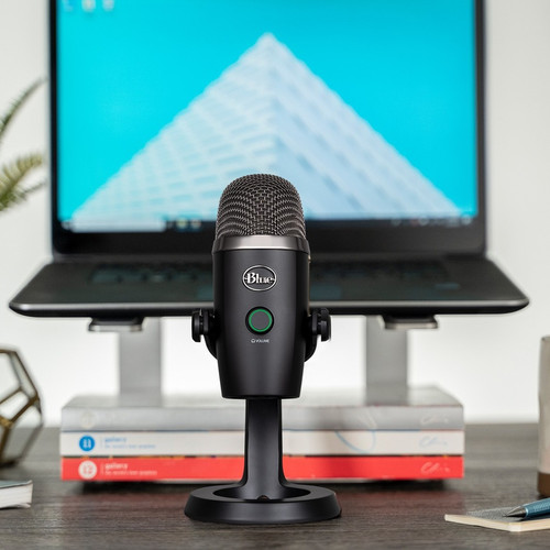 Blue 988-000400 Yeti Nano Wired USB Condenser Microphone - 20 Hz to 20 kHz - Cardioid - Omni-directional - Desktop - Stand Mountable