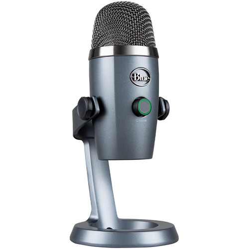 Blue Yeti Nano Wired Condenser Microphone - 20 Hz to 20 kHz - Cardioid, Omni-directional - Desktop, Stand Mountable - USB (988-000088) 988-000088 Microphones physical Blue Fleet Network Canada