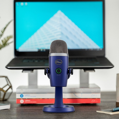 Blue 988-000089 Yeti Nano USB Condenser Microphone - Wired - Cardioid & Omni Patterns - 20Hz-20kHz - Desktop Stand Mountable
