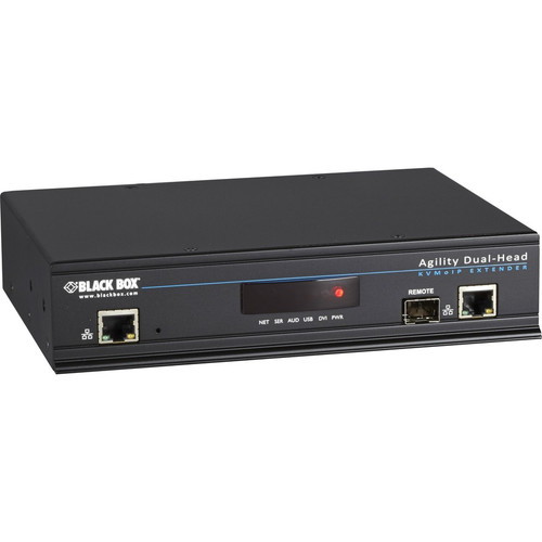 Black Box Agility KVM-Over-IP Matrix, Dual-Head DVI-D, USB 2.0, KVM Receiver - 2 Local User(s) - 330 ft (100584 mm) Range - Full HD - (ACR1020A-R) ACR1020A-R KVM Consoles & Extenders physical Black Box Fleet Network Canada