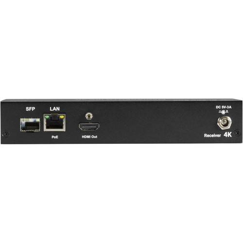Black Box VX-HDMI-4KIP-RX 4K Receiver - HDMI - USB - Serial - IR - Audio Extender Over IP - 328 ft Range - Desktop Form Factor