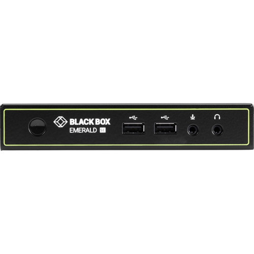 Black Box Emerald SE Receiver, Single-Head - 1 Computer(s) - 1 Remote User(s) - 426.51 ft (130000 mm) Range - 1920 x 1200 Maximum - 1 (Fleet Network)
