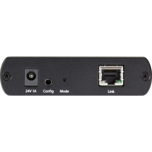 Black Box EMD100USB-R Emerald® KVM-over-IP Extender Receiver - 4-Port - 100m Range - 4 USB - 1 RJ45 - Black