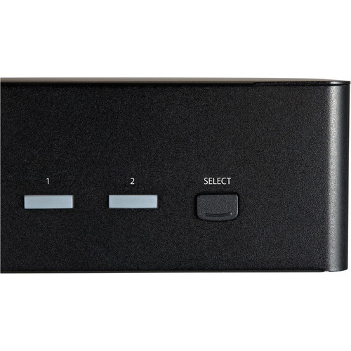 StarTech.com SV231DHU34K6 2-Port Dual Monitor HDMI KVM Switch - 4K 60Hz HDMI 2.0 - USB 3.0 Hub - Audio - Hotkey Switching