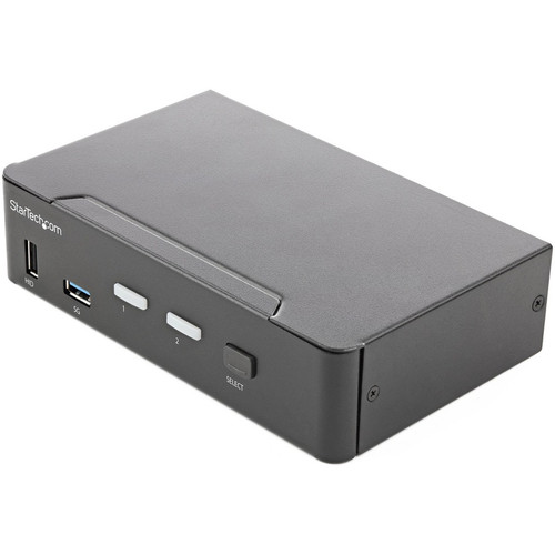 StarTech.com 2 Port HDMI KVM Switch 4K 60Hz UHD HDR, HDMI 2.0 Single Monitor, 2 Port USB 3.0 Hub, 4x USB HID, Audio, Hotkey Switching, (SV231HU34K6) SV231HU34K6 KVM Switchboxes physical StarTech.com Fleet Network Canada