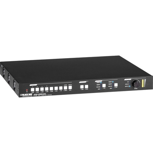 Black Box 8x2 Video Matrix Switcher, 18G Seamless Switching, HDMI 2.0 - 4K - Twisted Pair - 8 x 2 - Display - 2 x HDMI Out - 1 x In - (Fleet Network)
