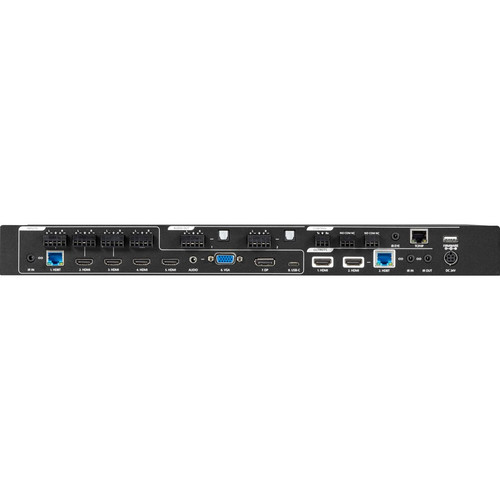 Black Box AVSC-HDMI2-8X2 8 x 2 Video Matrix Switcher - 18G Seamless Switching - HDMI 2.0 - 4K - Twisted Pair - 8 Inputs - 2 HDMI Outputs