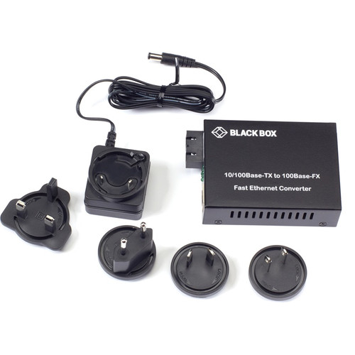 Black Box Pure Networking Transceiver Media Converter Multi-mode SC To RJ45 Fast Ethernet DuplexSC Network Ports RJ-45 Port X LHC211A