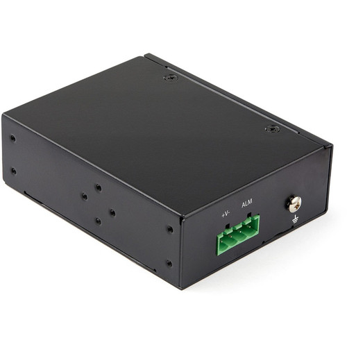 StarTech. com IMC1GSFP Industrial Fiber to Ethernet Media Converter - 1Gbps SFP to RJ45/CAT6 - SM/MM Fiber to Copper Gigabit Network IP-30 12V-56V DC