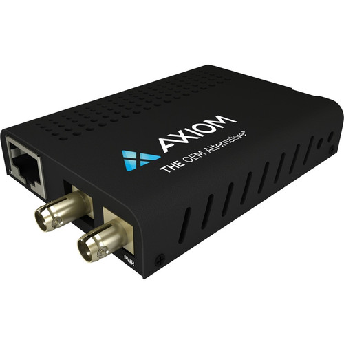 Axiom Transceiver/Media Converter - 1 x Network (RJ-45) - 1 x ST Ports - DuplexST Port - Multi-mode - Gigabit Ethernet - 1000Base-SX, (Fleet Network)