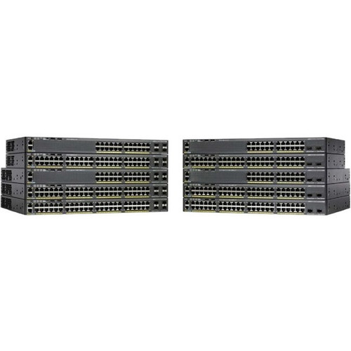Cisco Catalyst 2960X-24TS-L Ethernet Switch - 24 Ports - Manageable - 10/100/1000Base-T - Refurbished - 2 Layer Supported - 4 SFP - 1U (Fleet Network)
