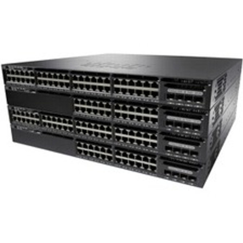 Cisco Catalyst 3650-24PS-S Layer 3 Switch - 24 Ports - Manageable - 10/100/1000Base-T - Refurbished - 4 Layer Supported - 4 SFP Slots (Fleet Network)