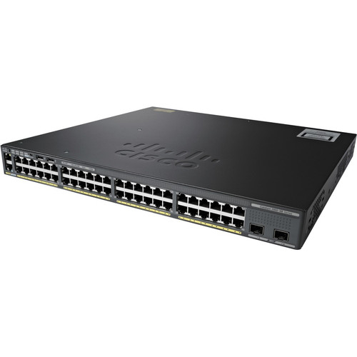 Cisco Catalyst 2960XR-48TS-I Ethernet Switch - 48 Ports - Manageable - Gigabit Ethernet - 10/100/1000Base-T - Refurbished - 3 Layer - (Fleet Network)