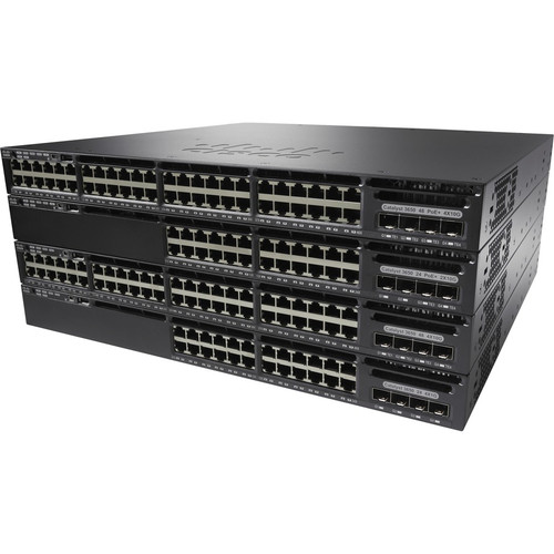 Cisco Catalyst WS-C3650-24TD Ethernet Switch - 24 Ports - Manageable - Gigabit Ethernet, 10 Gigabit Ethernet - 10/100/1000Base-T, - - (Fleet Network)