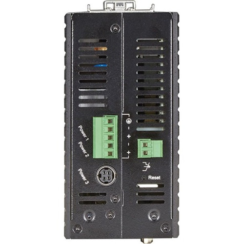 Black Box Manageable 4 Port Ethernet Switch Modular With 2 SFP Slots TAA Compliant Supporting Twisted Pair And Optical LEH1104A-2SFP