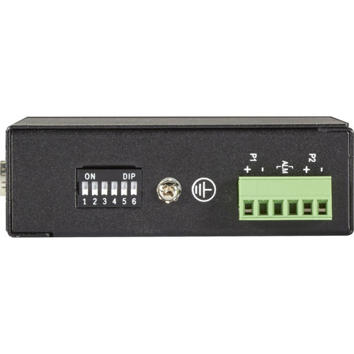 Black Box LIG401A Industrial Gigabit Ethernet Switch - 4 RJ-45 + 1 SFP Ports - Unmanaged - DIN Rail/Wall Mount - Extreme Temperature