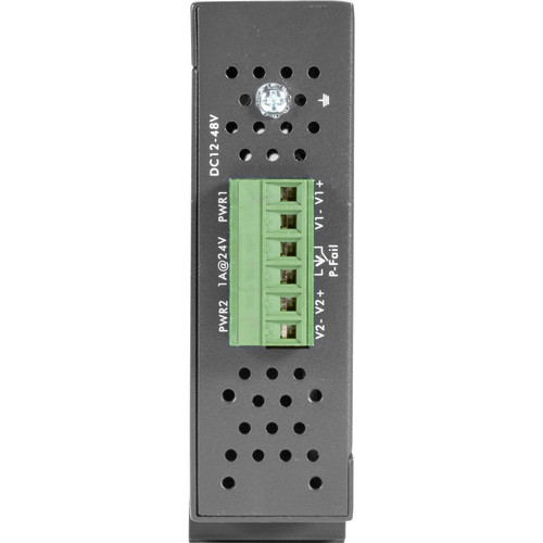 Black Box Industrial Unmanaged 10 100 Mbps Ethernet Switch Extreme Temperature Rated 8 Ports 2 Layer Supported Twisted Pair LBH3080A
