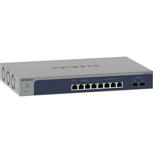 Netgear MS510TXUP Ethernet Switch - 8 Ports - Manageable - 3 Layer Supported - Modular - 380 W Power Consumption - 295 W PoE Budget - (Fleet Network)