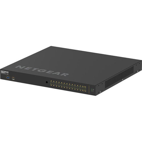 Netgear GSM4230PX-100NAS M4250-26G4XF-PoE+ AV Line Managed Switch - 24 Port PoE+ Gigabit - 4x SFP+ - Layer 3480W PoE Budget - 1U Rack-Mountable