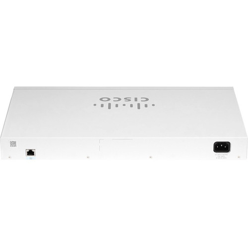 Cisco CBS220-24P-4X-NA 24-Port Gigabit PoE+ Managed Switch - 195W PoE Budget - 4 SFP+ Uplinks - Layer 2 - Rack-Mountable