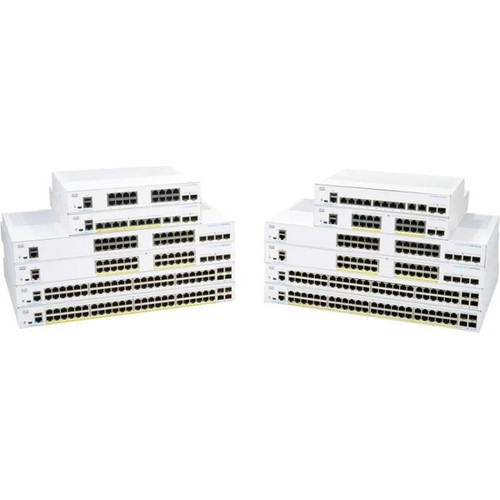 Cisco Business 350-24XS Managed Switch - 4 Ports - Manageable - 3 Layer Supported - Modular - 39 W Power Consumption - Optical Fiber, (Fleet Network)