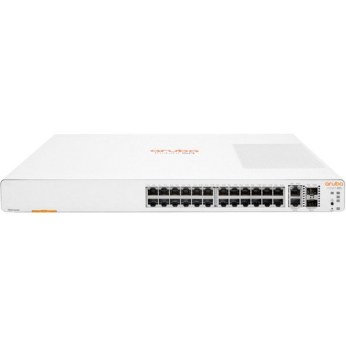 Aruba JL806A#ABA Instant On 1960 24G 2XGT 2SFP+ Switch - 24 Port Gigabit + 2 x 10GbE SFP+ - Layer 2 Managed