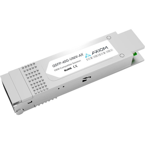 Axiom 40GBASE-UNIV QSFP+ Transceiver for Arista - QSFP-40G-UNIV - 100% Arista Compatible 40GBASE-UNIV QSFP+ (Fleet Network)