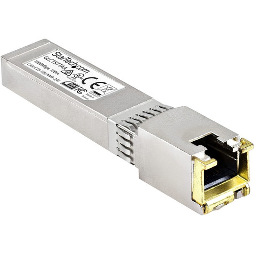 StarTech.com Cisco GLC-T Compatible SFP Module - 1000BASE-T - 1GE Gigabit Ethernet SFP SFP to RJ45 Cat6/Cat5e Transceiver - 100m - SFP (Fleet Network)