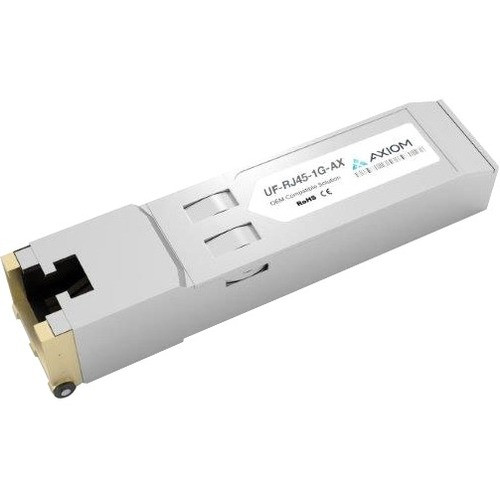 Axiom 1000BASE-T SFP Transceiver for U Fiber - UF-RJ45-1G - 100% U Fiber Compatible 1000BASE-T SFP (Fleet Network)