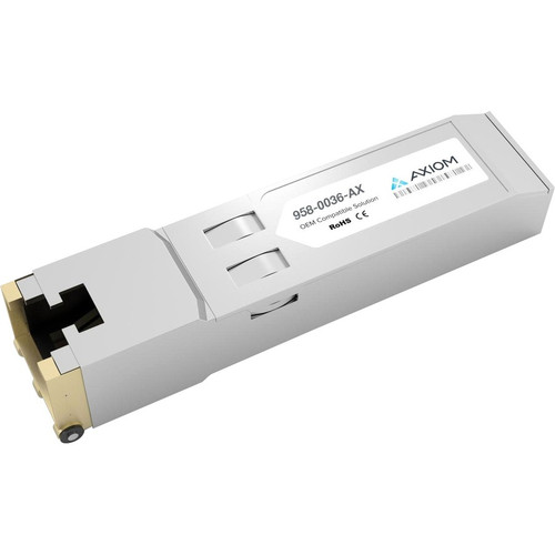 Axiom 1000BASE-T SFP Transceiver for Ixia - 958-0036 - 100% Ixia Compatible 1000BASE-T SFP (Fleet Network)